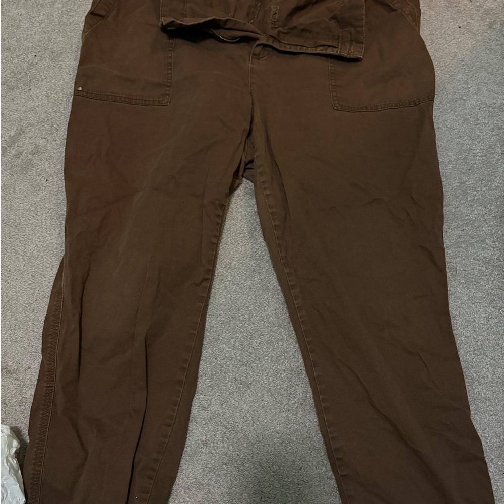 Old Navy Men's Dark Brown Cargo Pants